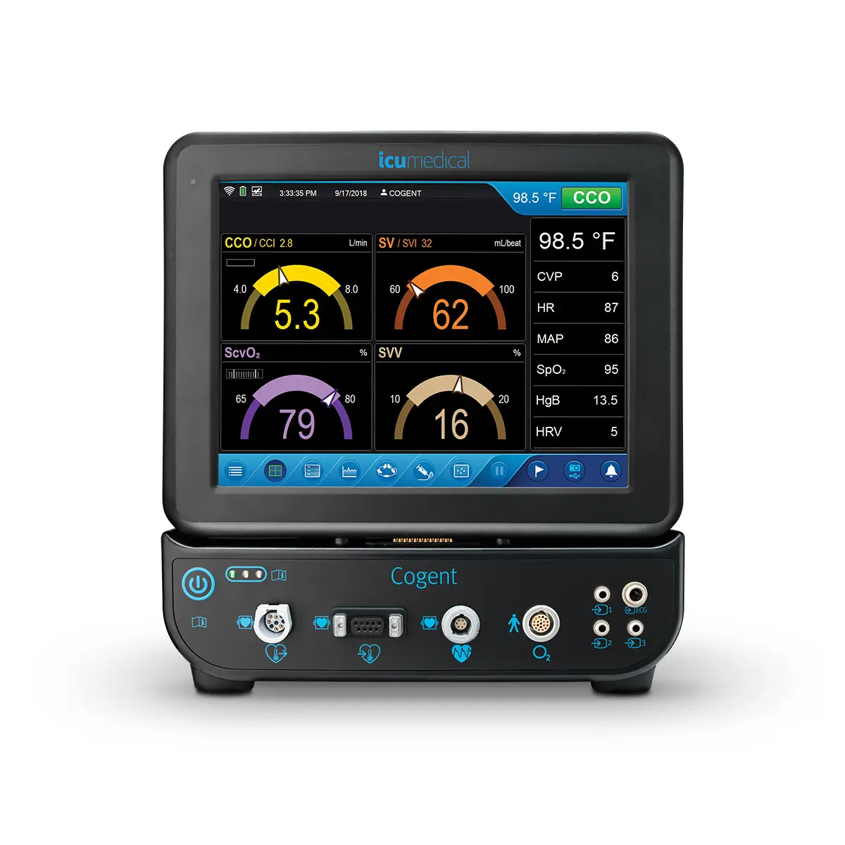 ICU Medicals Cogent screen